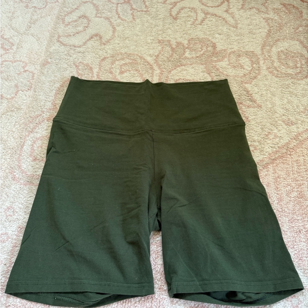 TNA Forest Green Bike Shorts